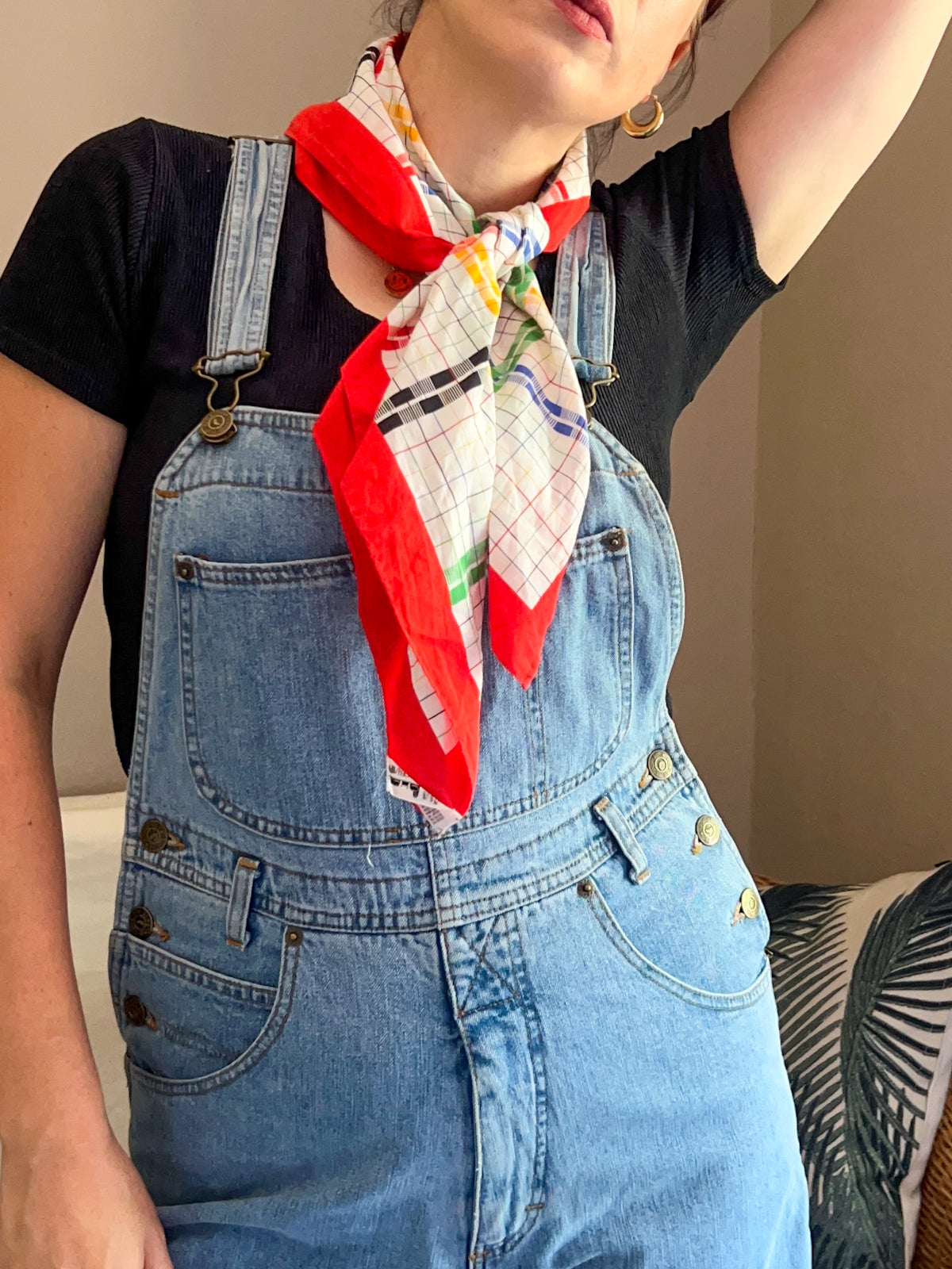 Vintage Echo Cotton & Silk Scarf, circa 1980s