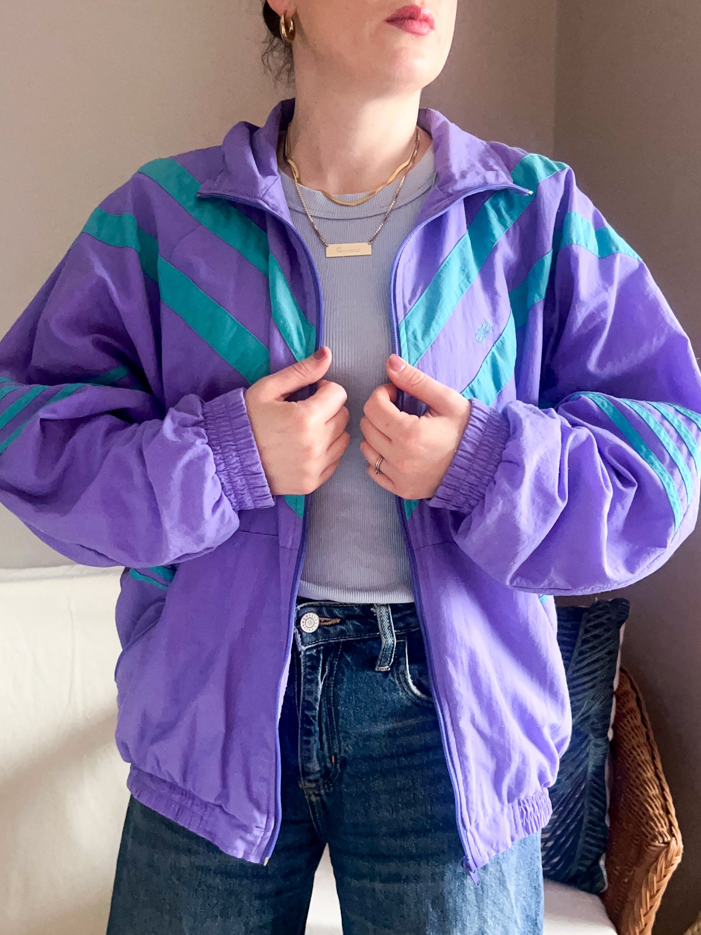 Vintage Etirel Shell/Sports Jacket, approx size 10-14