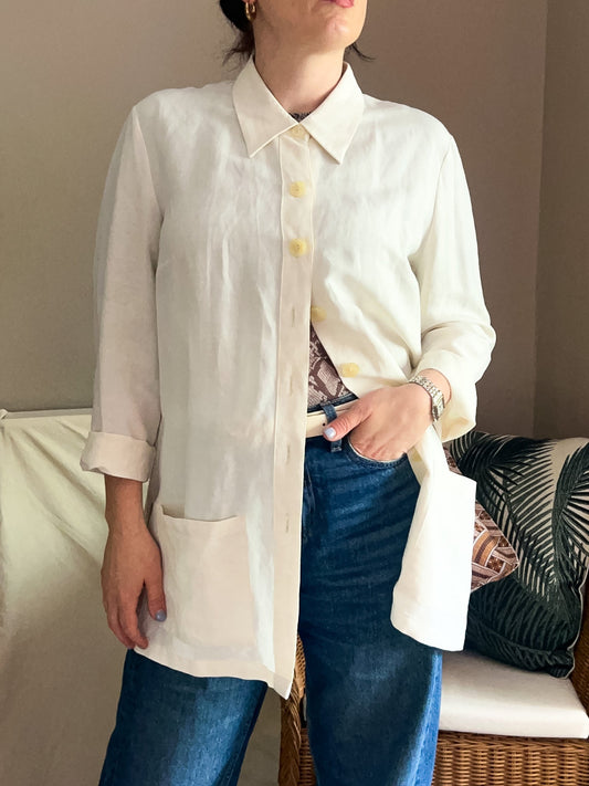 Vintage Summer Overshirt, approx Size 12-14