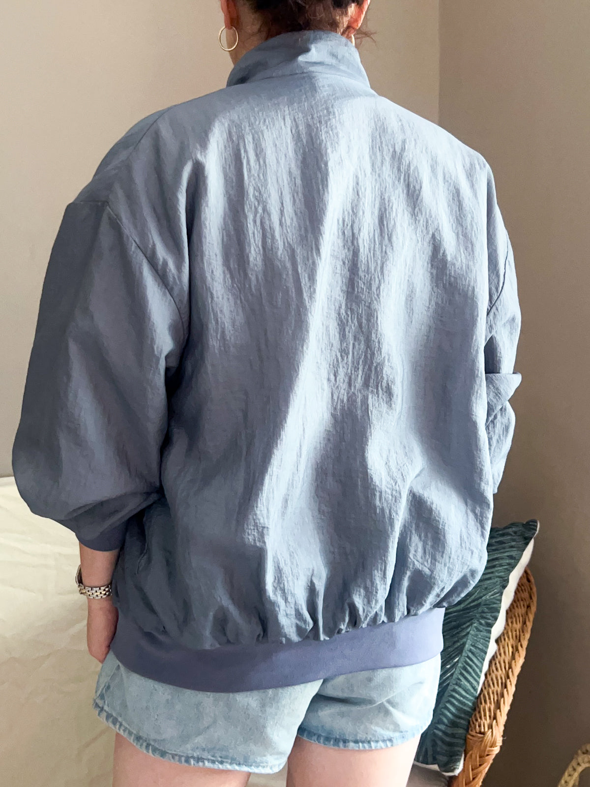 Vintage Australian by L'Alpina Grey & Neon Track Jacket, approx size 10-16