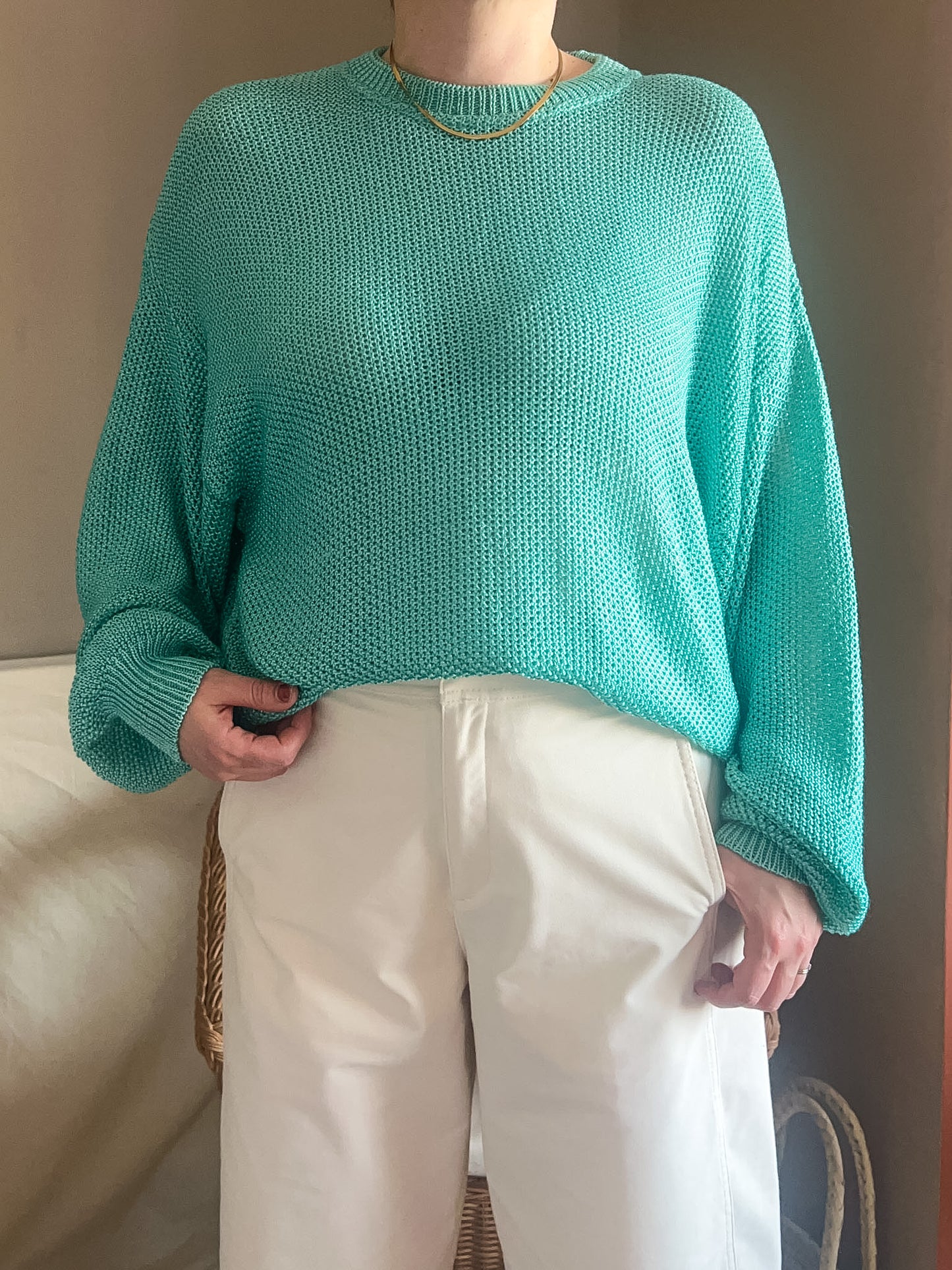 Vintage Lightweight Slouchy Knit, size 12-16
