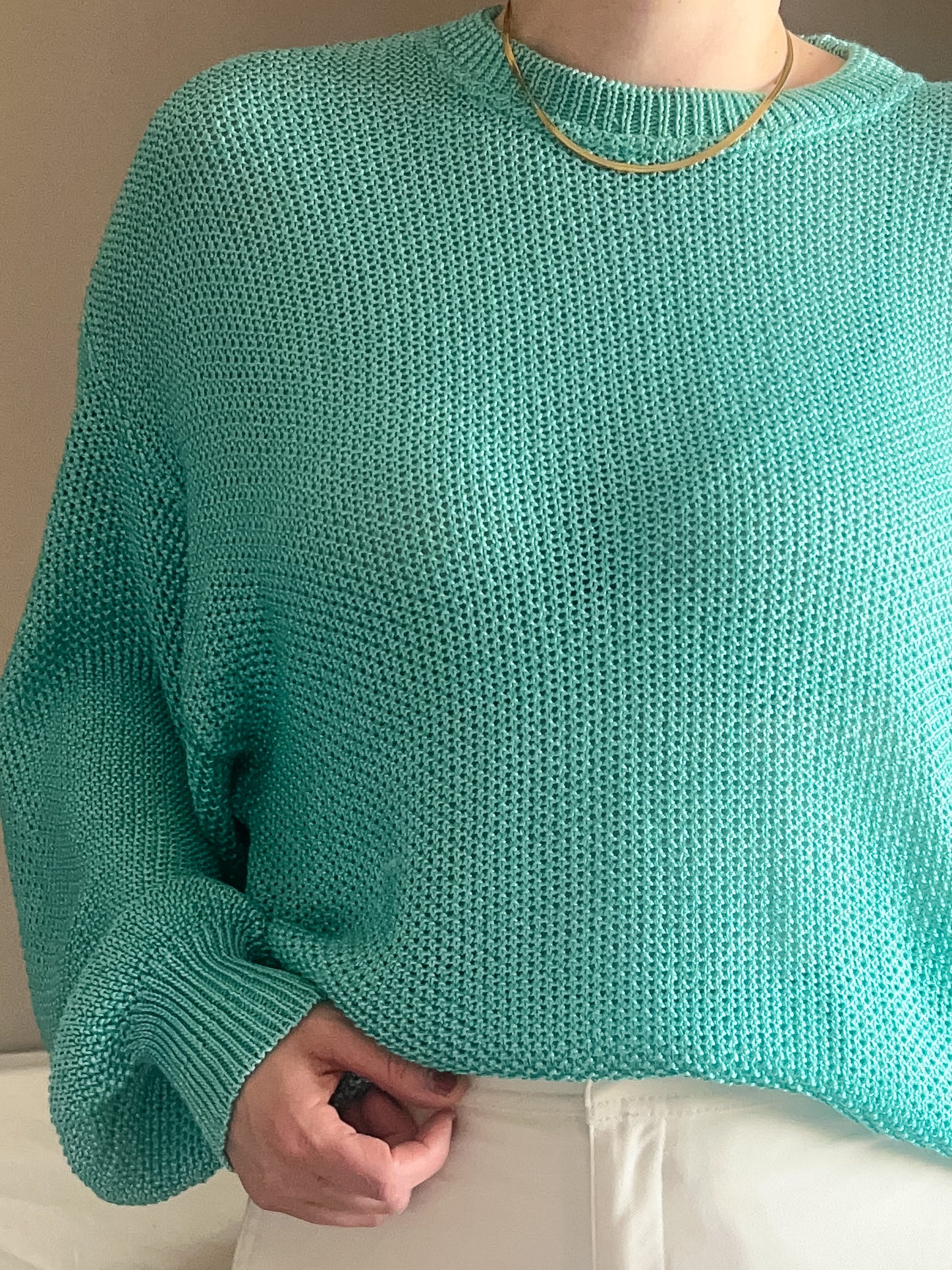 Vintage Lightweight Slouchy Knit, size 12-16