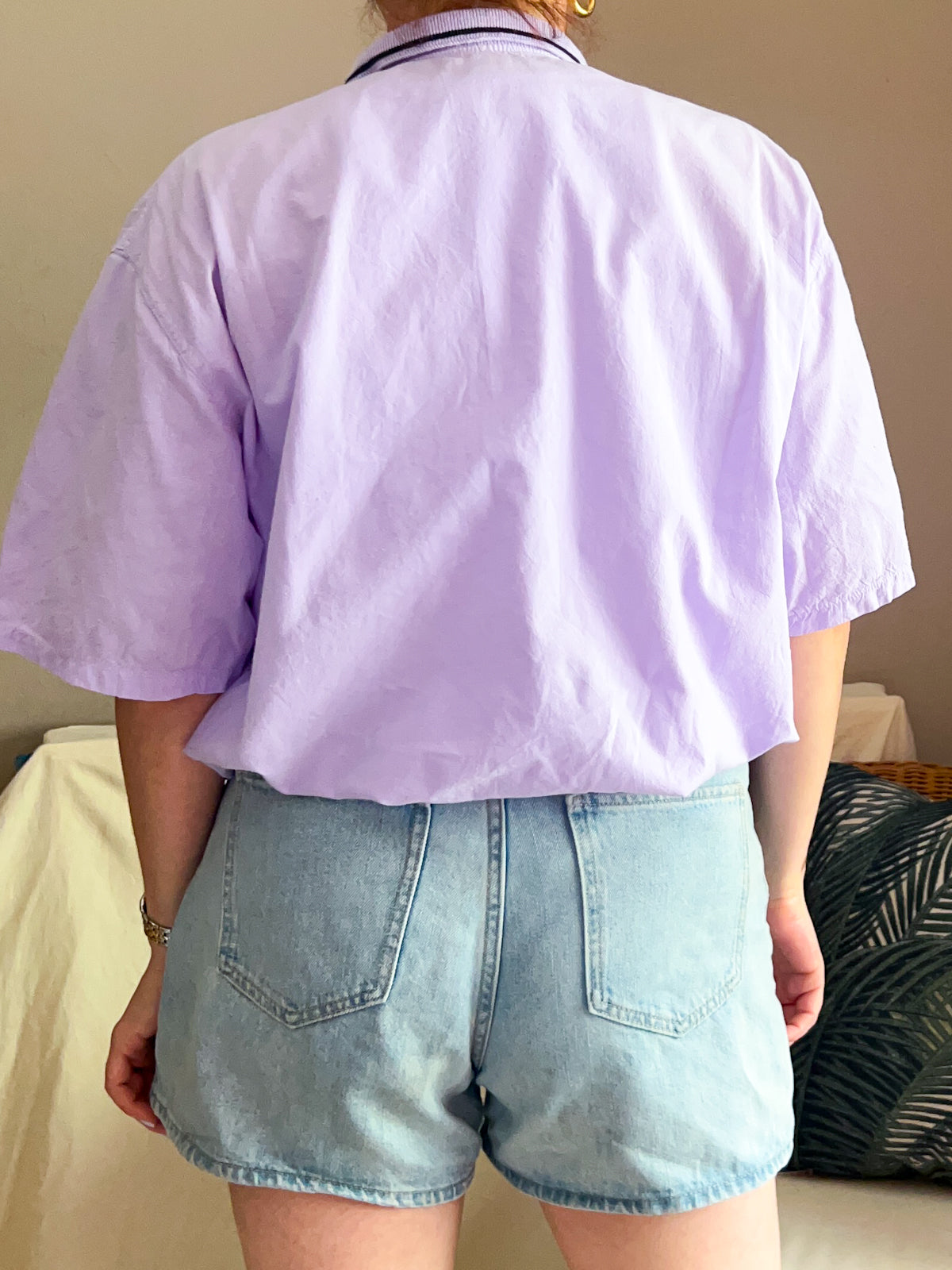 Vintage Utility Style Shirt/ Tee - size up to UK 20