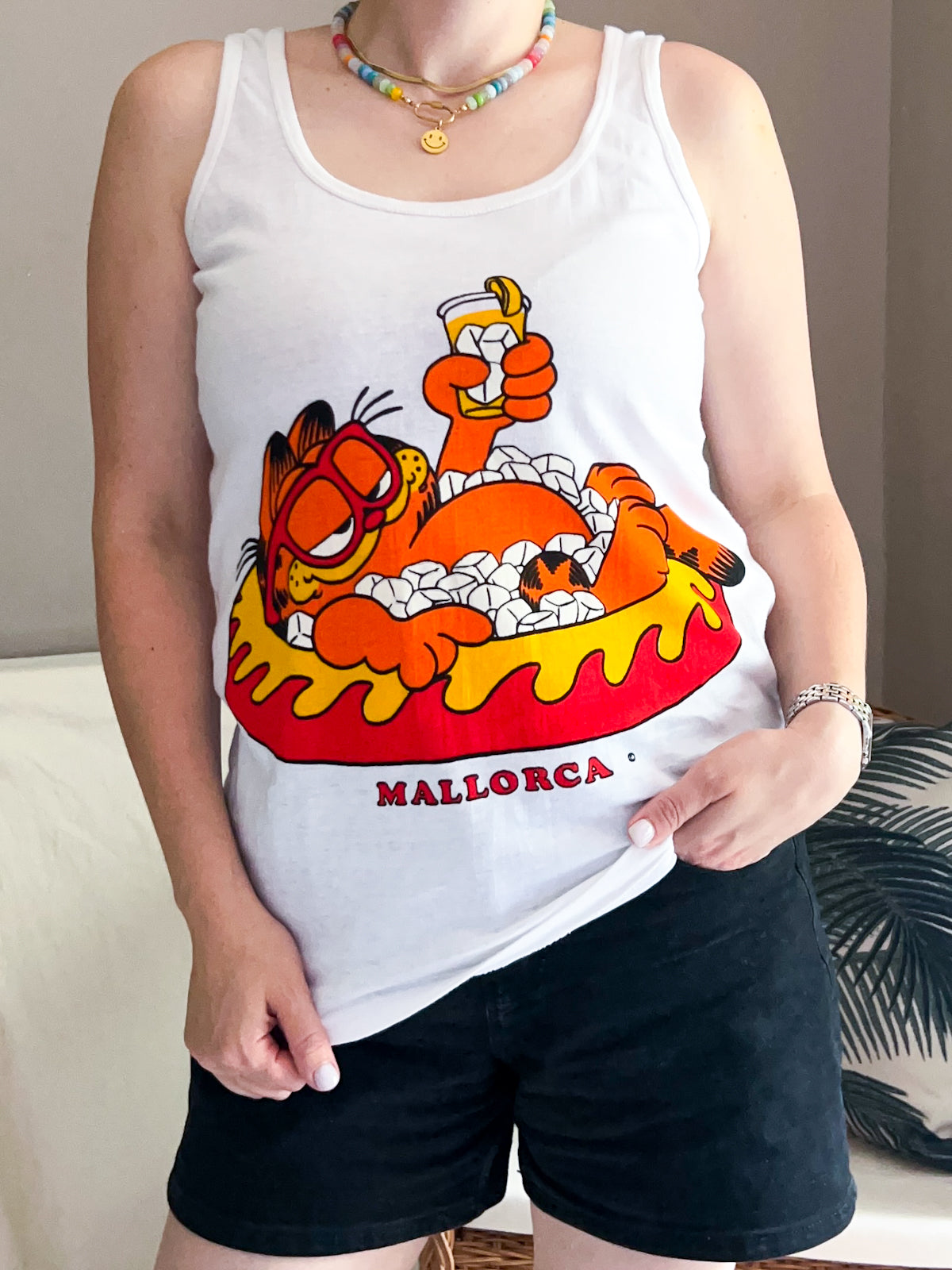 Vintage Garfield Vest  - approx size 10-12