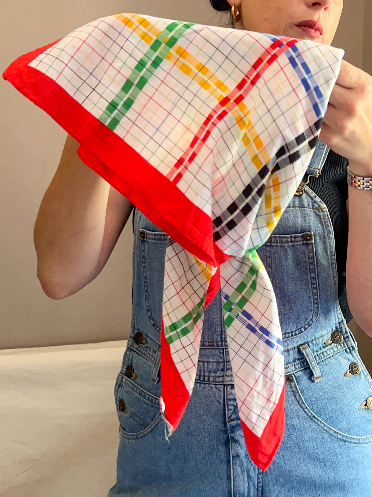Vintage Echo Cotton & Silk Scarf, circa 1980s