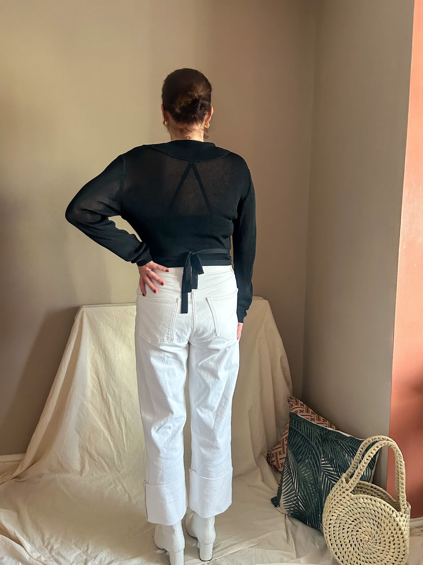 Vintage Max & Co Wrap Top, approx Size 10-14