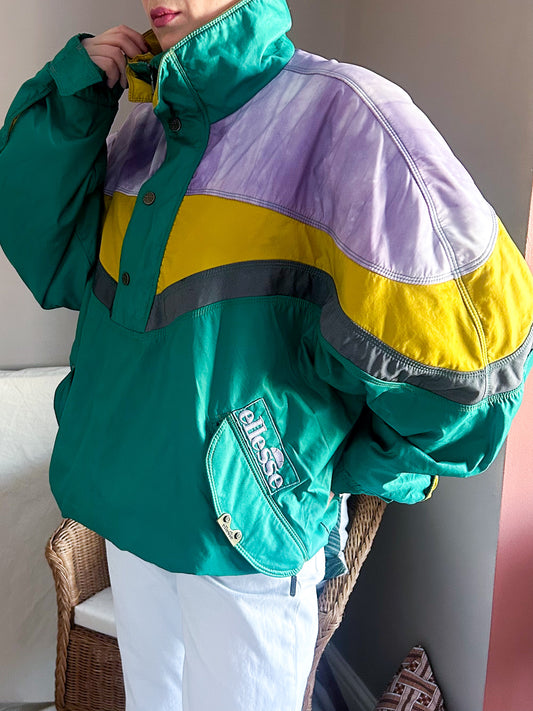 Vintage Ellesse Colour Block Sports Jacket, approx size 12-20