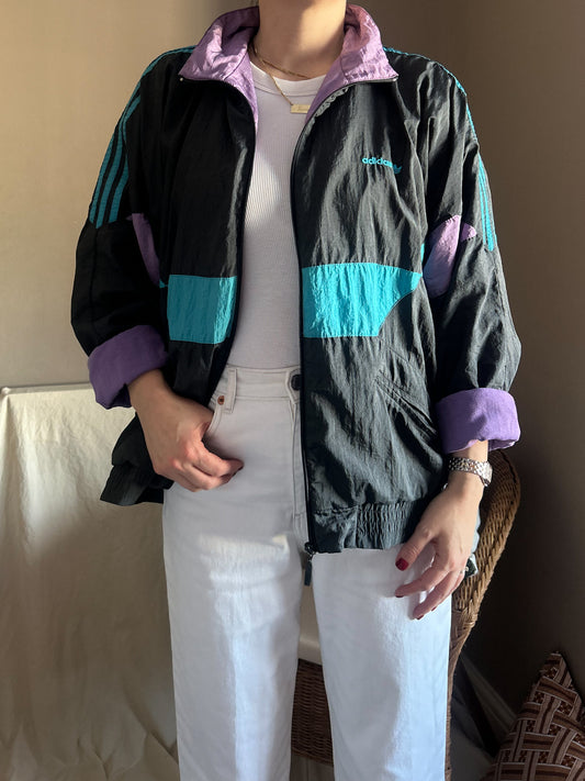 Vintage Adidas 90s Shell/Sports Jacket, approx size 10-12